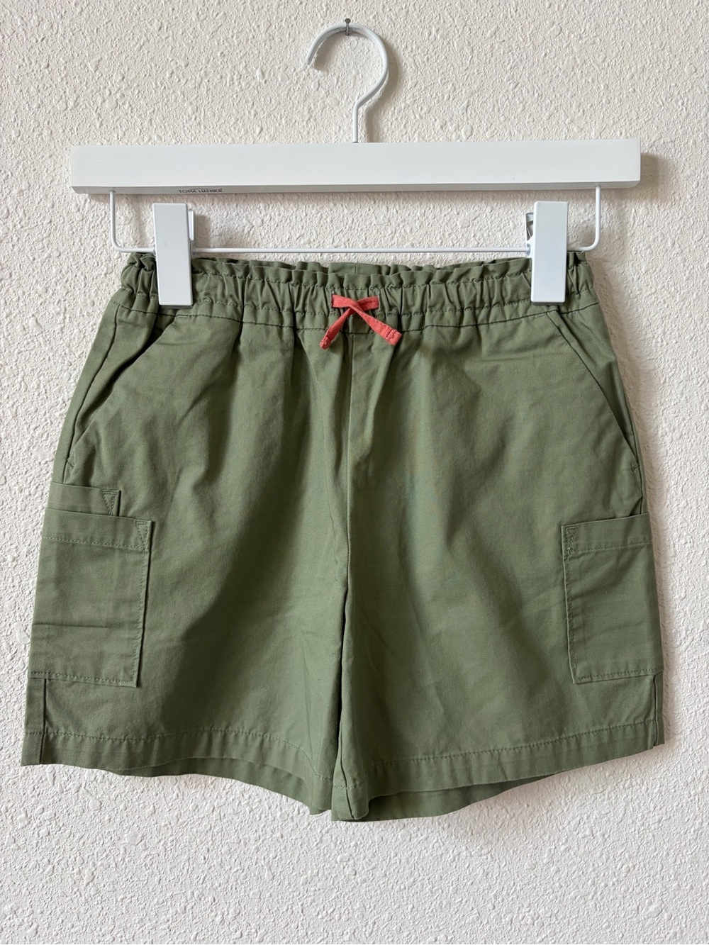 The Sunday Collective Girls Cargo Shorts Oil Green Size 8 Summer